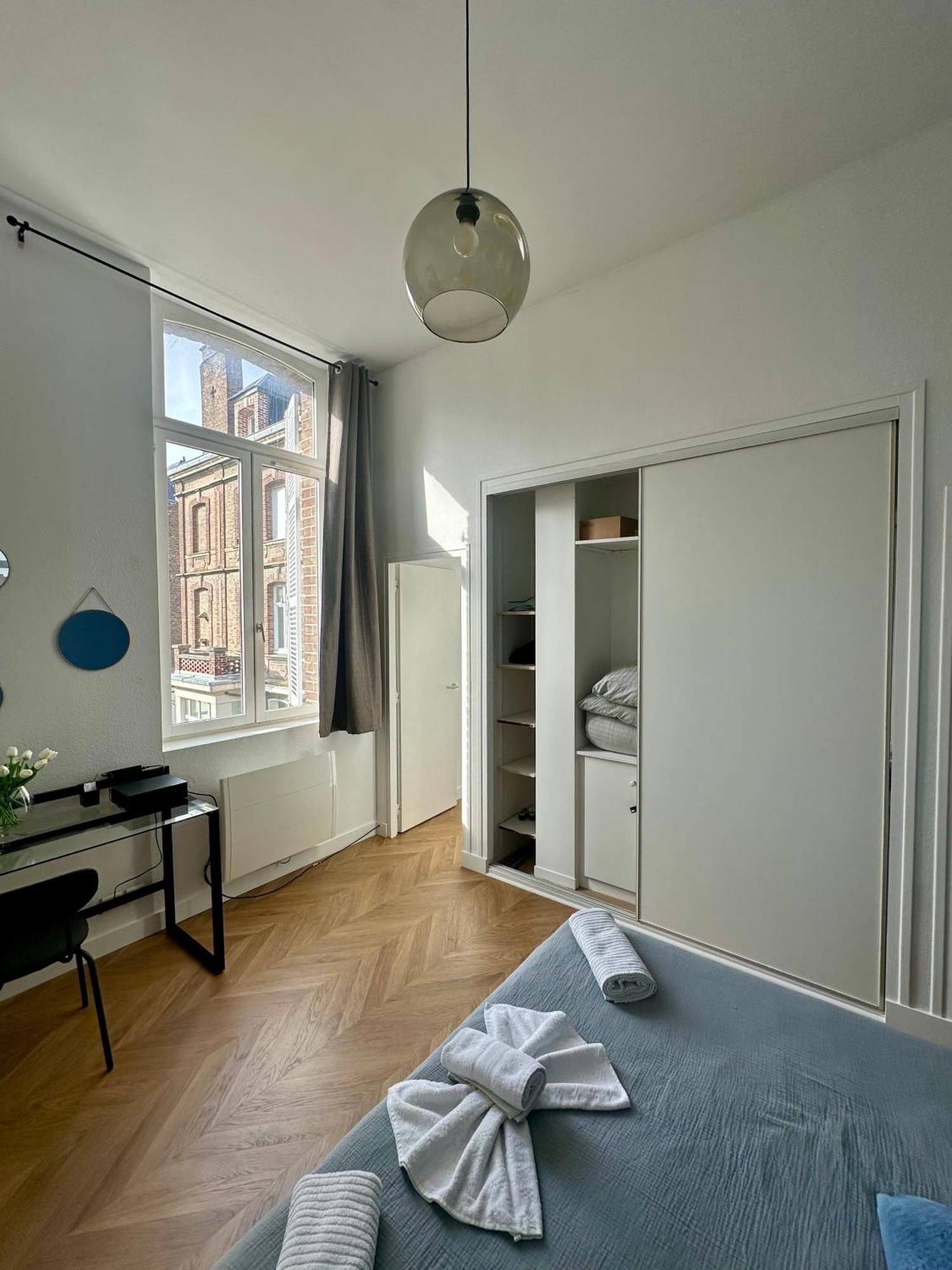 Spacieux Appt Haussmannien Parking Prive Amiens Bagian luar foto